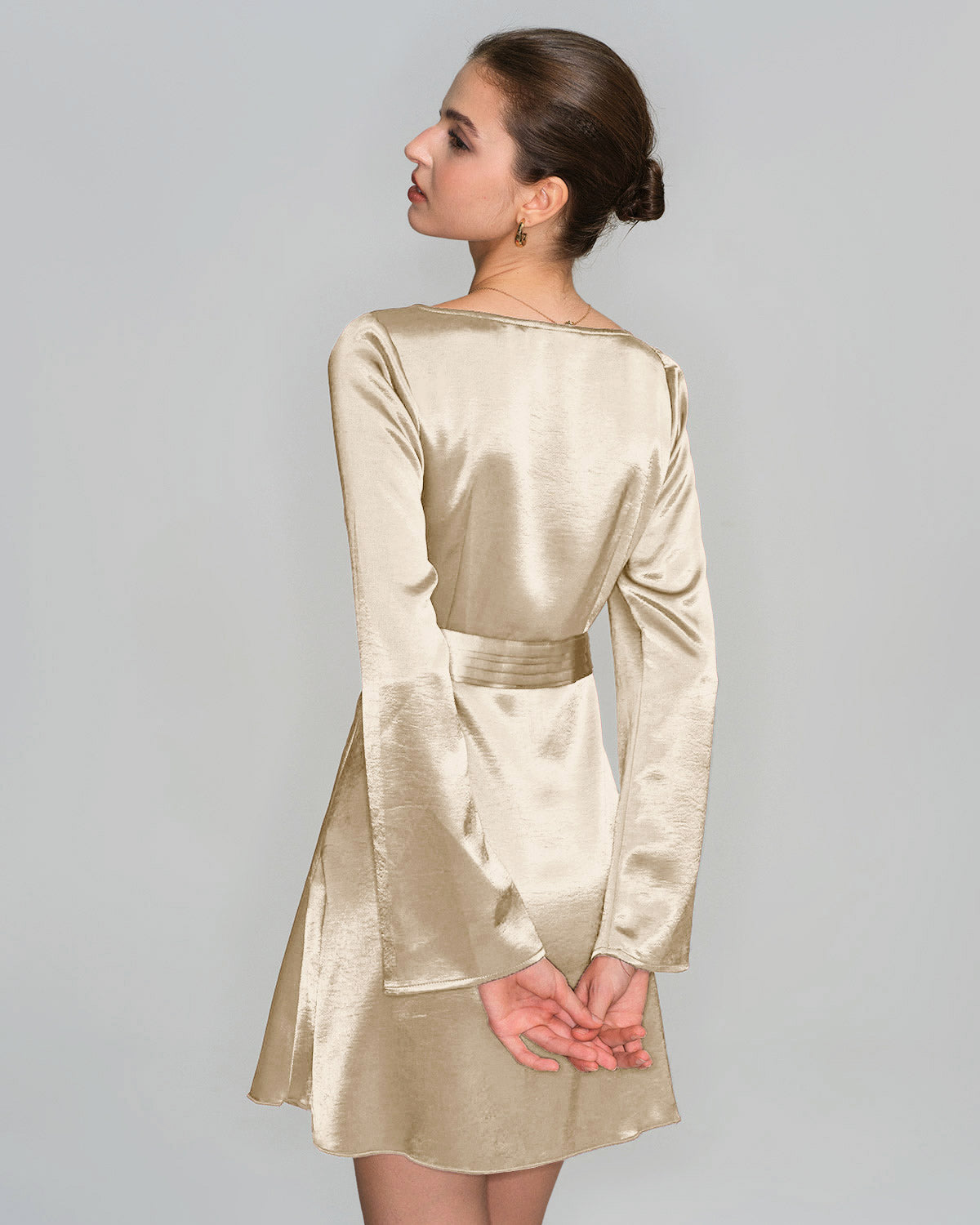 Women's Woven Polyester Mini Dress Dresses - RIHOAS