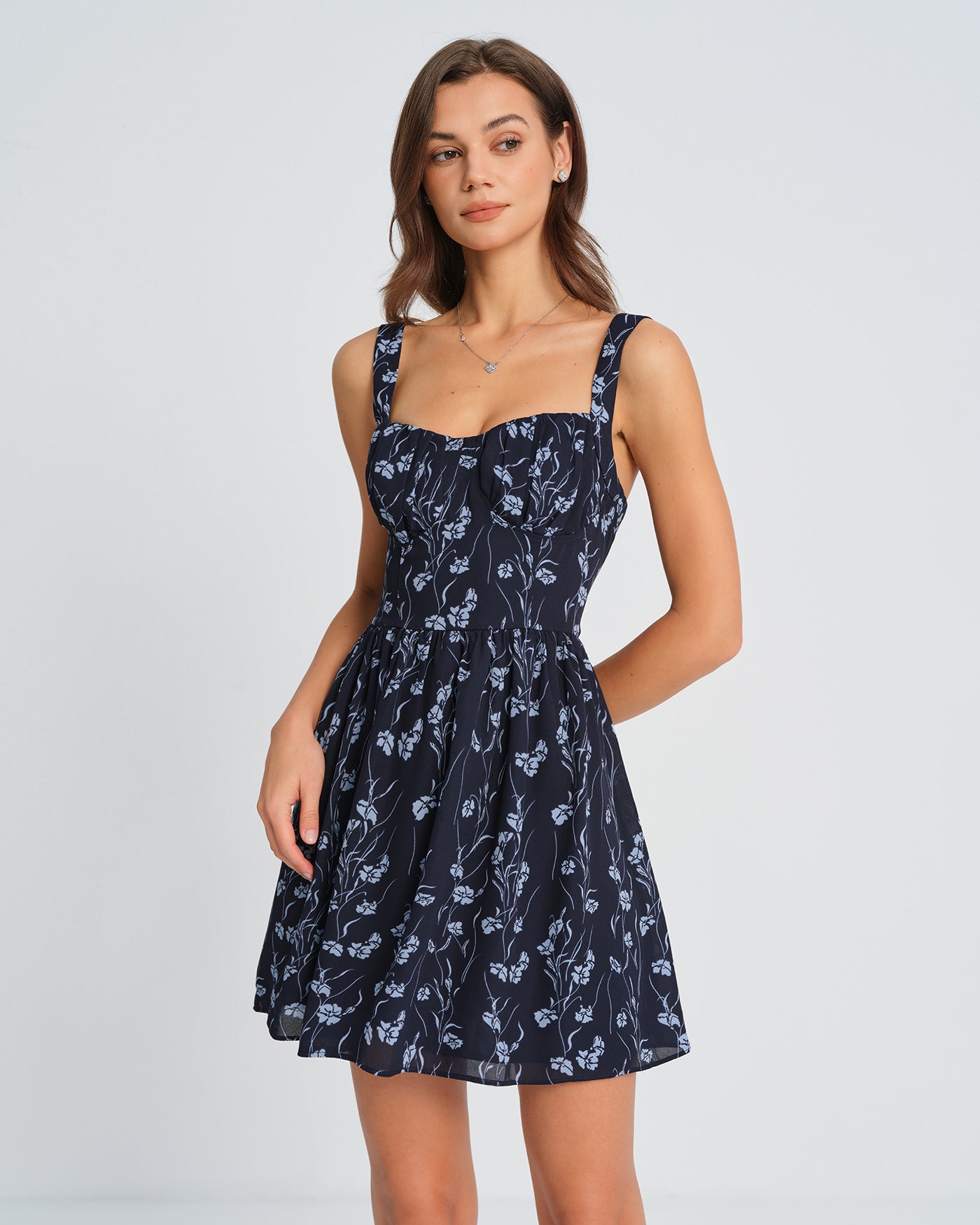 Women's Woven Polyester Mini Dress Dresses - RIHOAS