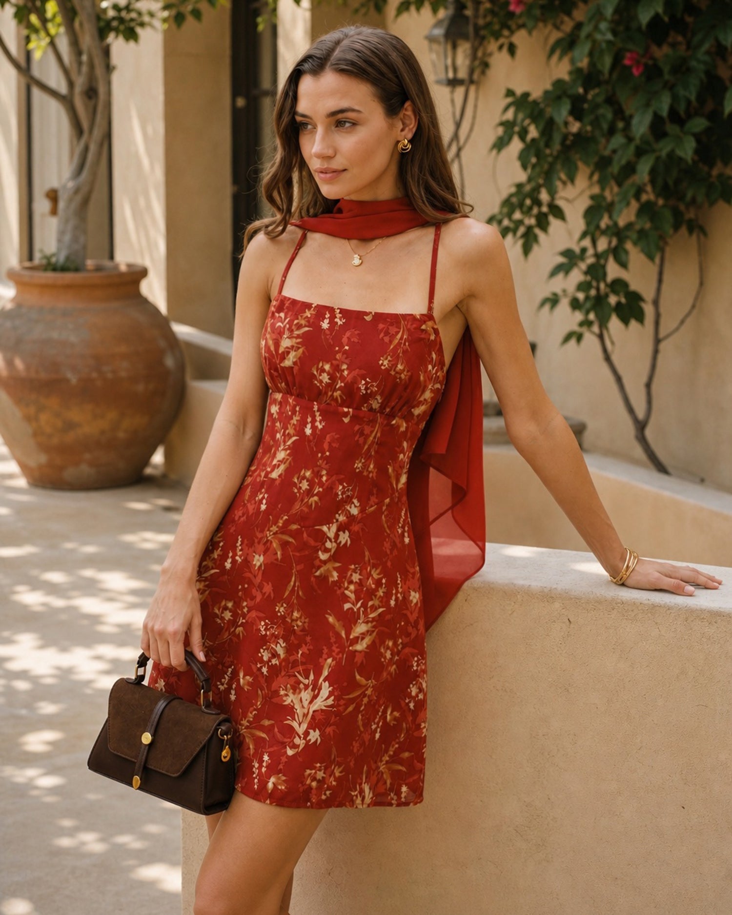 Women's Woven Polyester Mini Dresses Dresses - RIHOAS