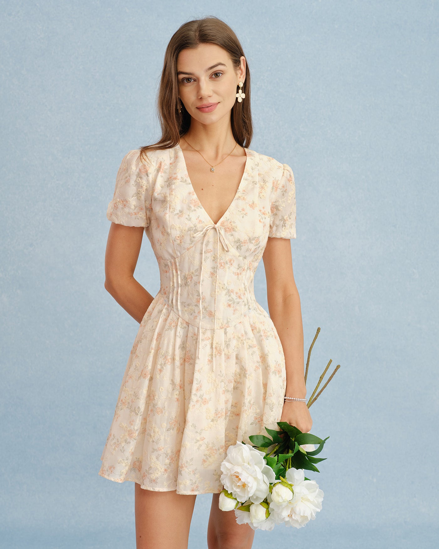 Women's Woven Polyester Mini Dresses Dresses - RIHOAS