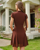 Women's Woven Polyester Mini Dresses Dresses - RIHOAS