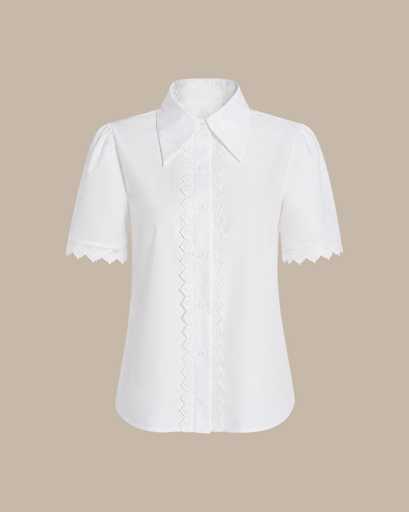 Women's Woven Polyester Shirt Tops - RIHOAS