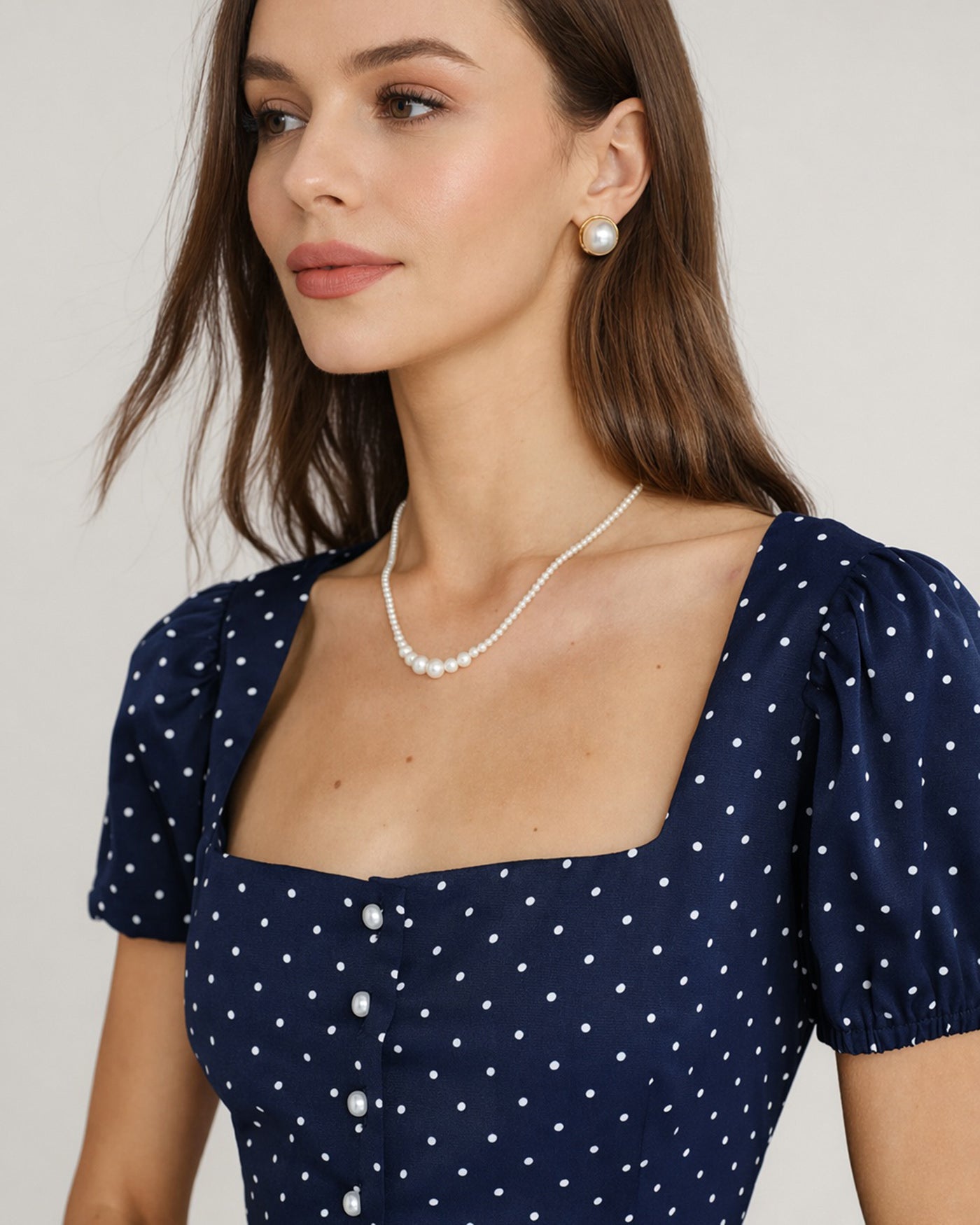 Women's Woven Polyester Shirt Tops - RIHOAS