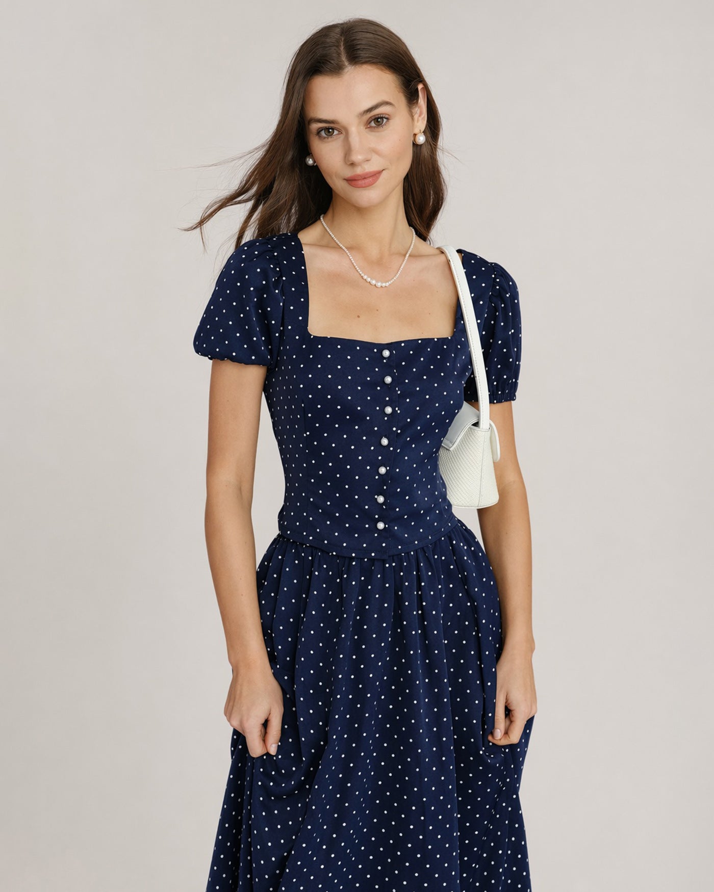 Women's Woven Polyester Shirt Tops - RIHOAS