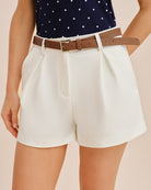 Women's Woven Polyester Shorts Bottoms - RIHOAS