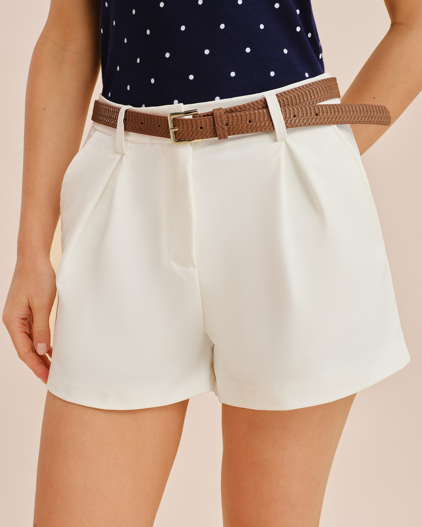 Women's Woven Polyester Shorts Bottoms - RIHOAS