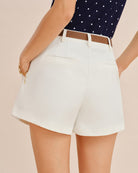 Women's Woven Polyester Shorts Bottoms - RIHOAS