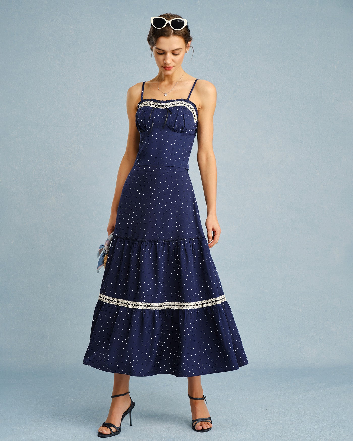 Women's Woven Polyester Skirt Bottoms - RIHOAS