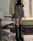 Women's Woven Polyester Skirt Bottoms - RIHOAS