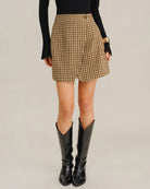 Women's Woven Polyester Skirt Bottoms - RIHOAS