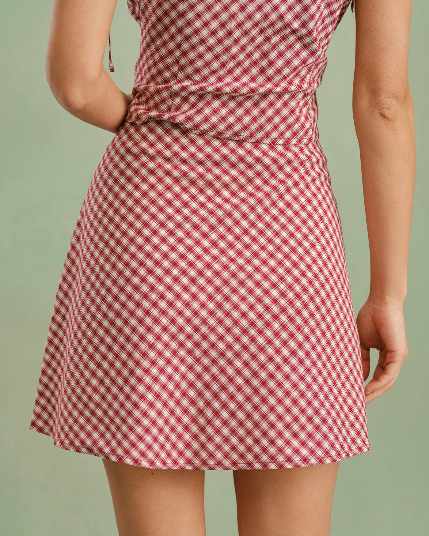 Women's Woven Polyester Skirt Bottoms - RIHOAS