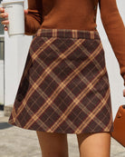 Women's Woven Polyester Skirt Bottoms - RIHOAS
