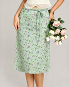 Women's Woven Polyester Skirt Bottoms - RIHOAS