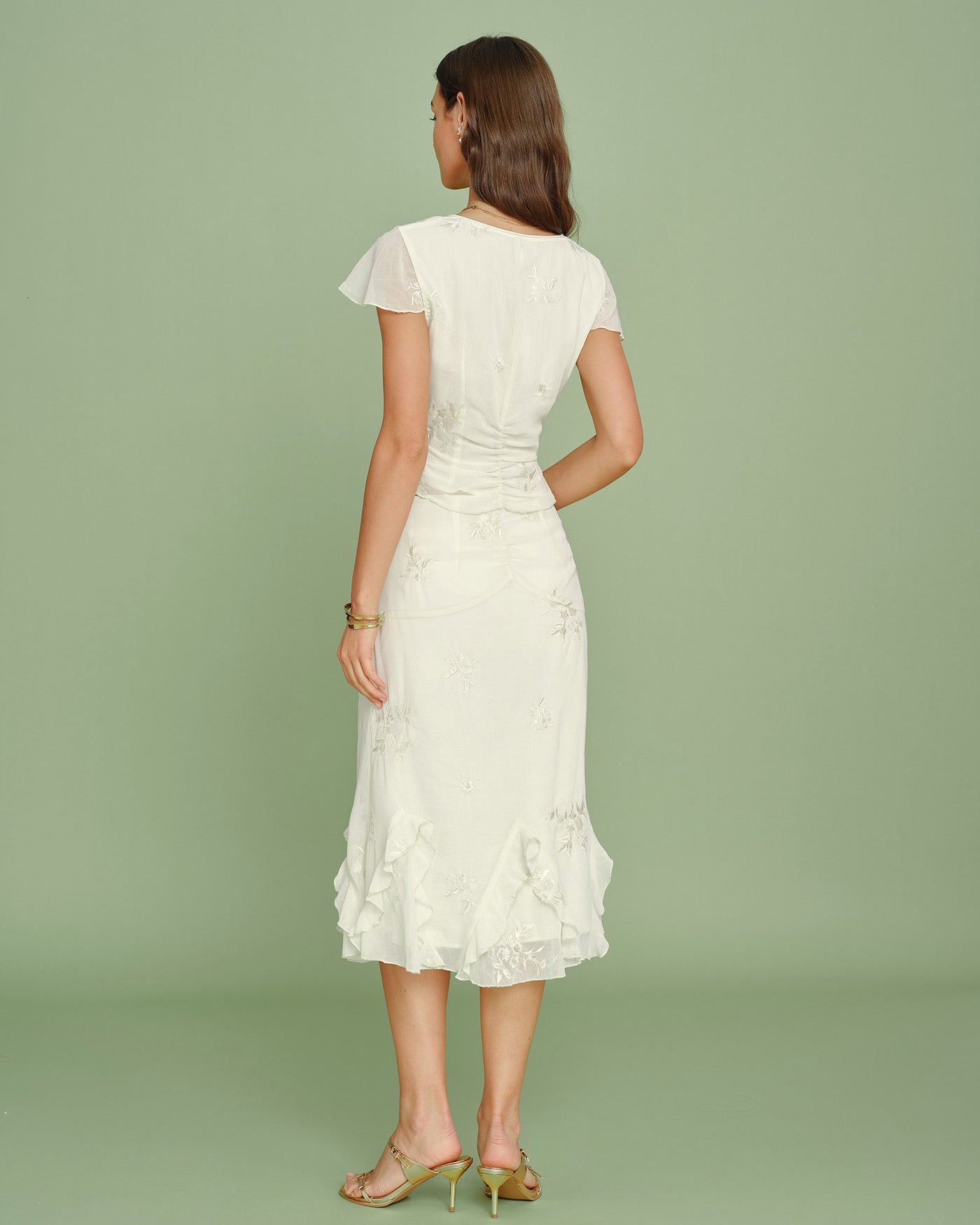 Women's Woven Polyester Skirt Bottoms - RIHOAS