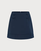 Women's Woven Polyester Skirt Bottoms - RIHOAS
