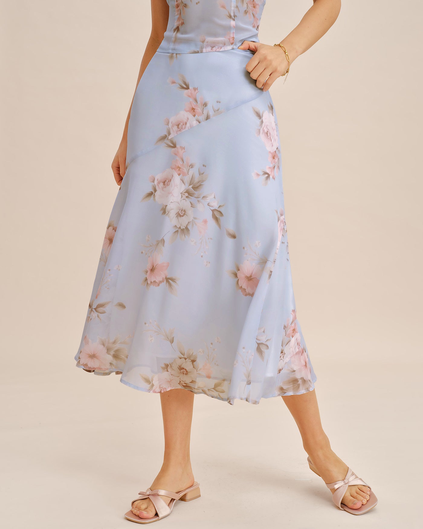 Women's Woven Polyester Skirt Bottoms - RIHOAS
