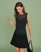 Women's Woven Polyester Skirt Bottoms - RIHOAS