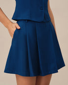 Women's Woven Polyester Skirt Bottoms - RIHOAS