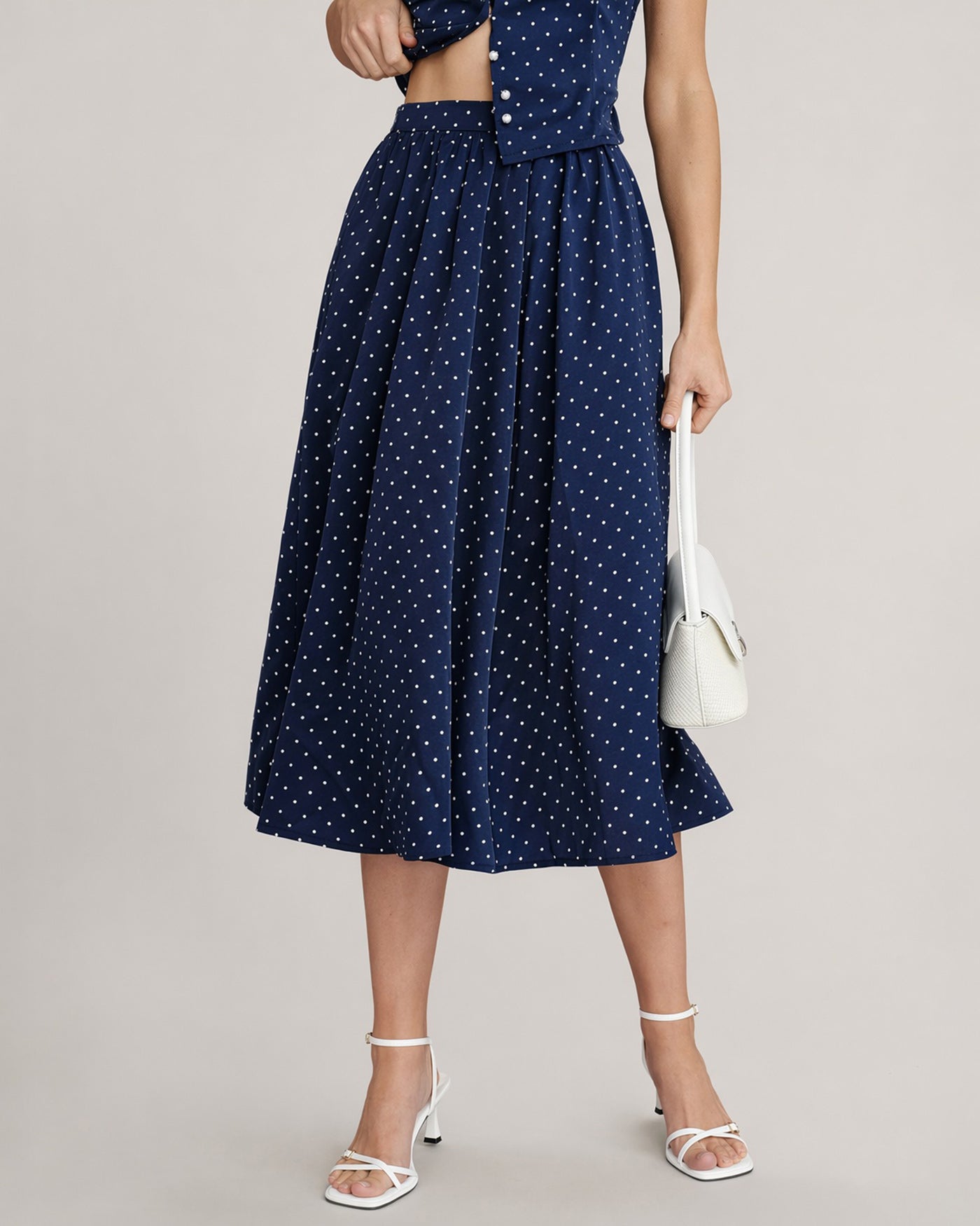 Women's Woven Polyester Skirt Bottoms - RIHOAS