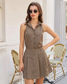 Women's Woven Polyester Skirt Bottoms - RIHOAS