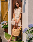 Women's Woven Polyester Skirt Bottoms - RIHOAS