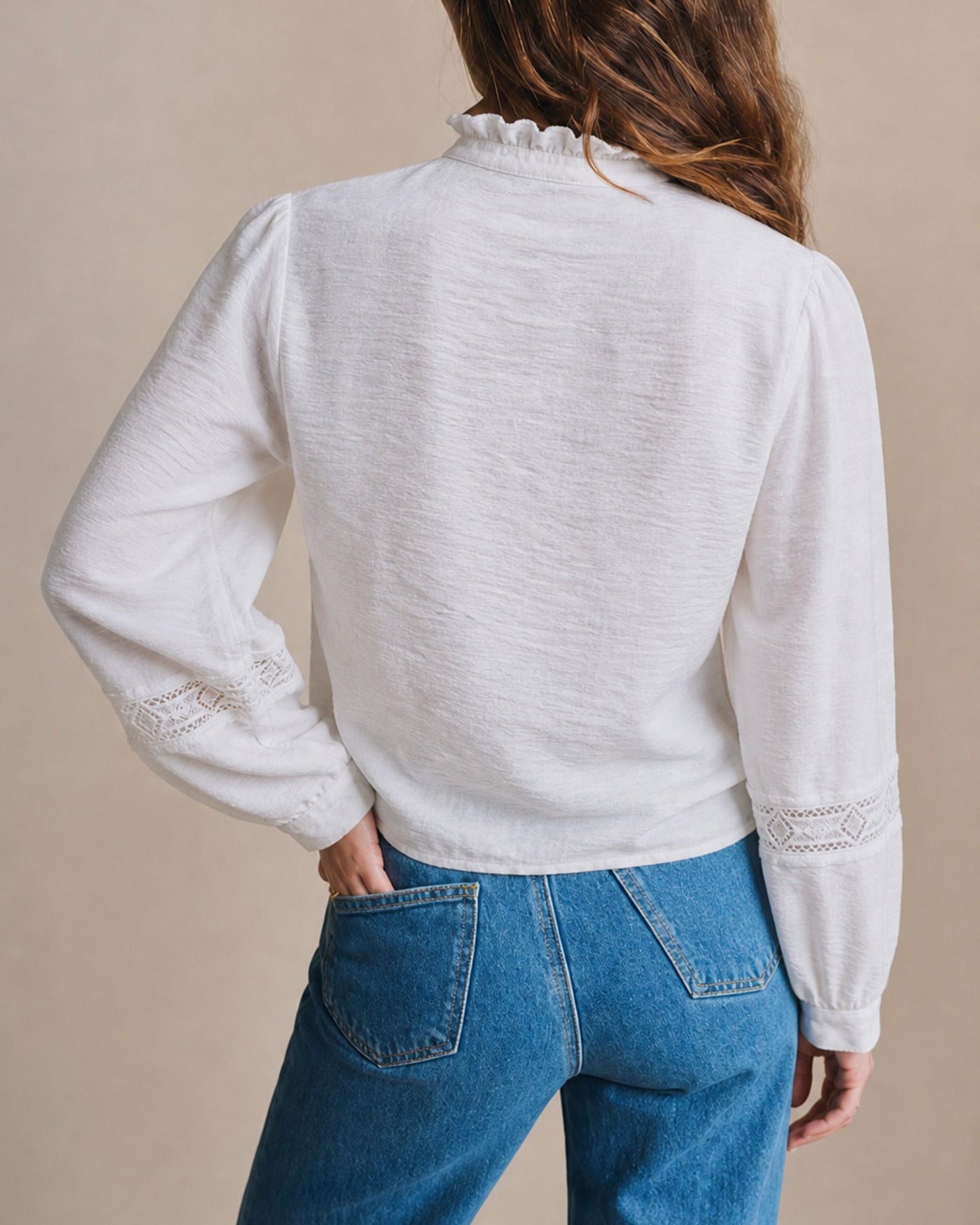 Women's Woven Viscose Shirt Tops - RIHOAS