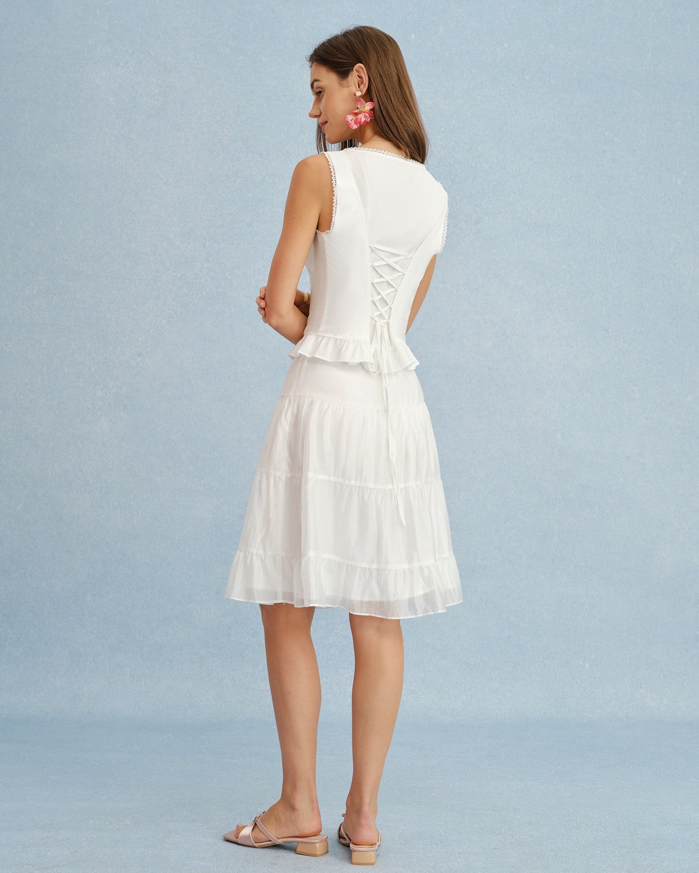 Women's Woven Viscose Skirt Bottoms - RIHOAS