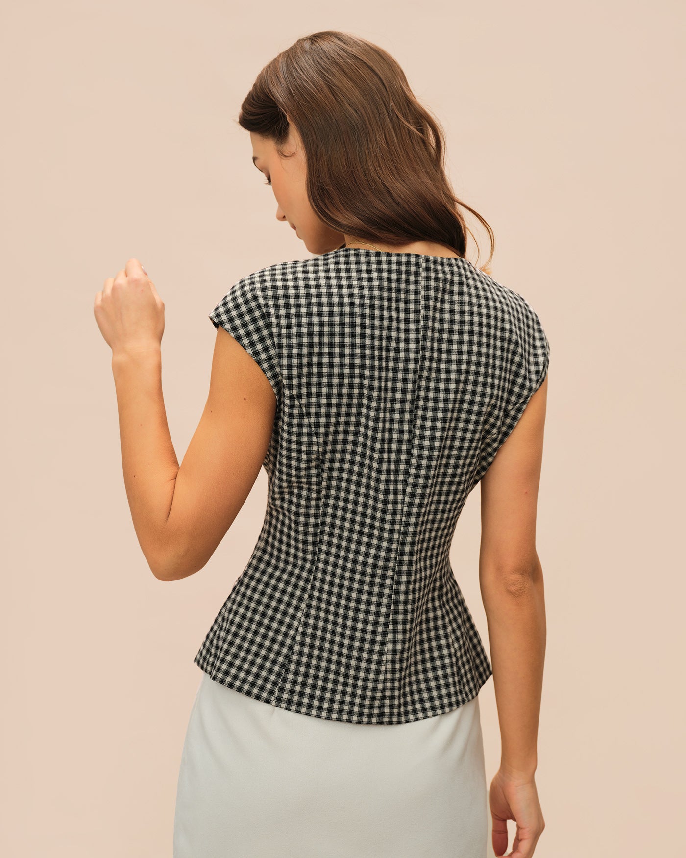 Women's Woven Viscose Tees Tops - RIHOAS
